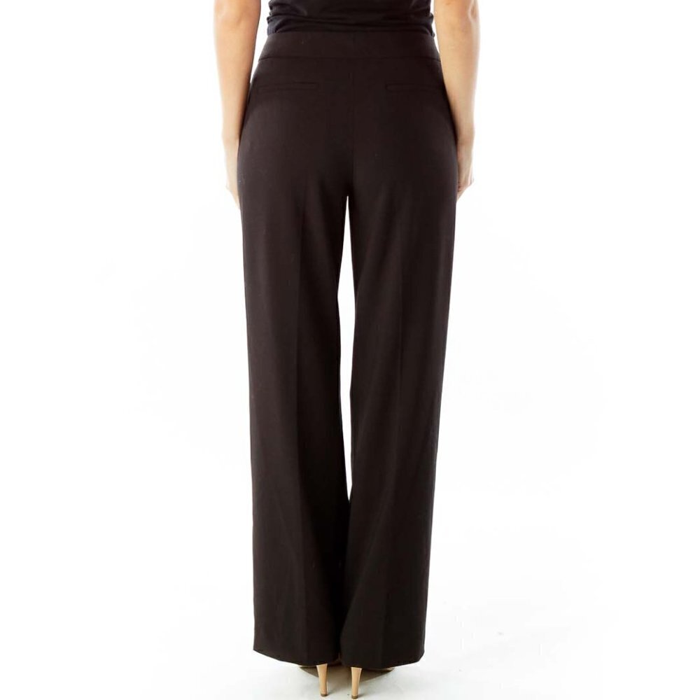 Calvin Klein Black Straight-Leg Pants - Picture 3 of 3